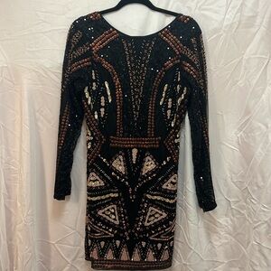 NWT Anthro beaded dress